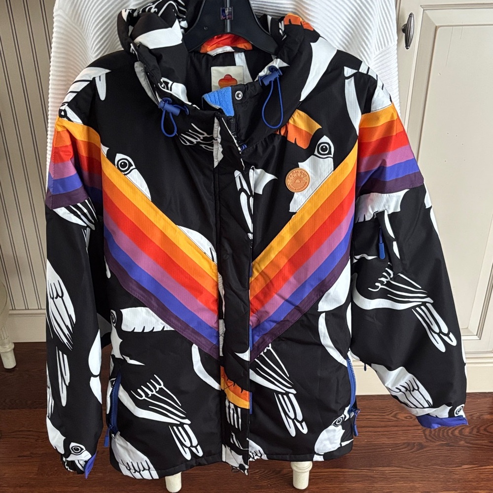 Farm Rio Bird Print Jacket